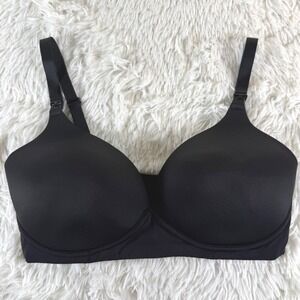Motherhood Intimates 34DDD Black Full Coverage Nursing Bra Support Clips Casual